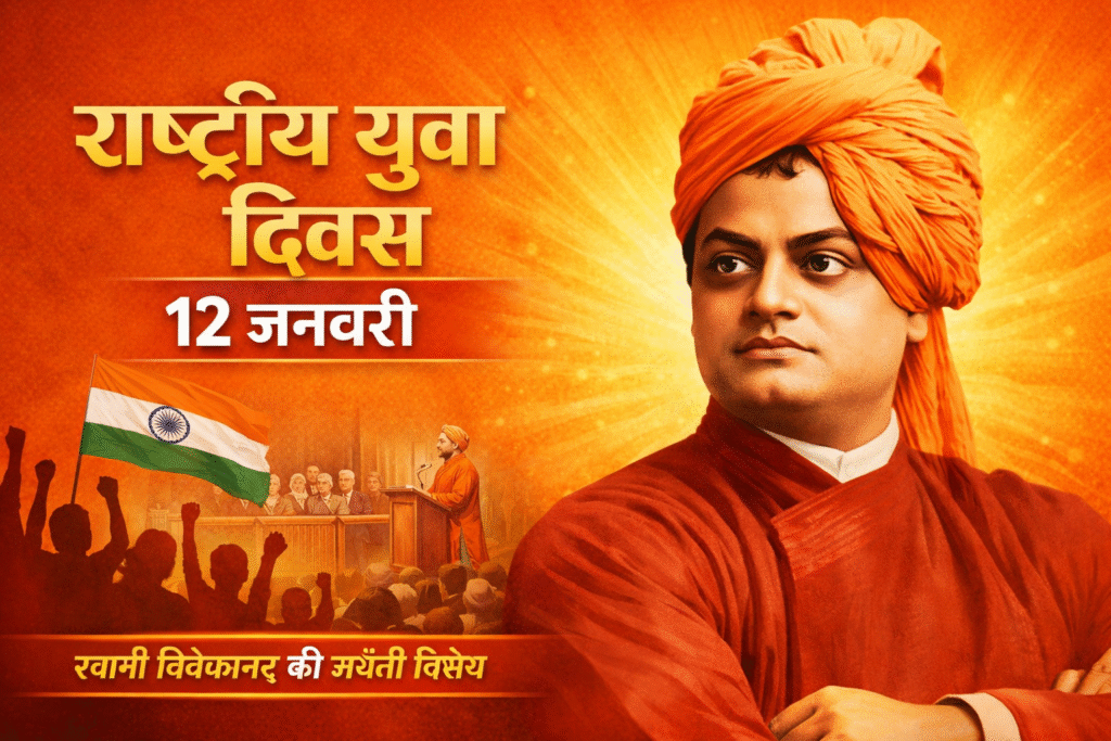 राष्ट्रीय युवा दिवस 12 जनवरी स्वामी विवेकानंद जयंती